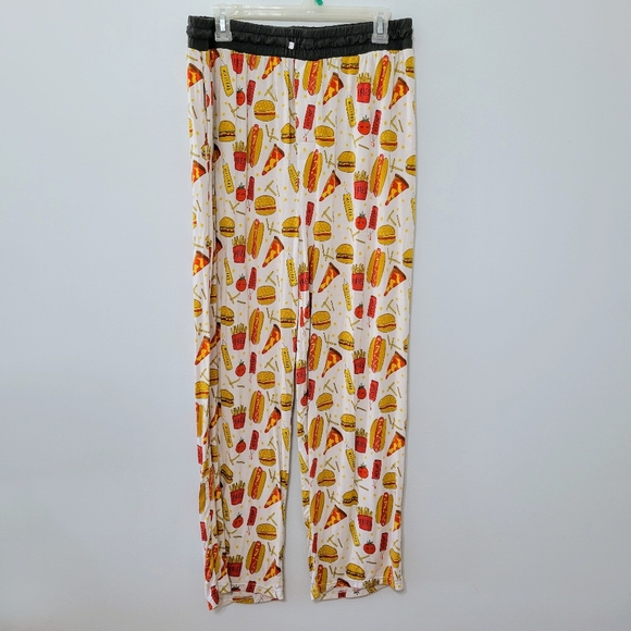 Little Sleepies Set : Pajama Top (XXL) and Pants (XL) Fast Foodies Novelty Print - Picture 2 of 11